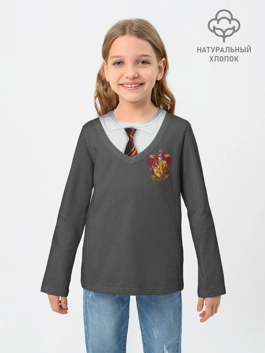 Детский лонгслив / Форма Гриффиндора
