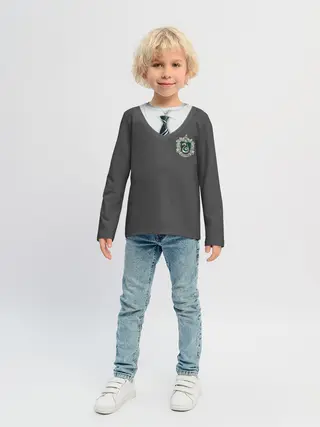 Детский лонгслив / Форма Слизерина