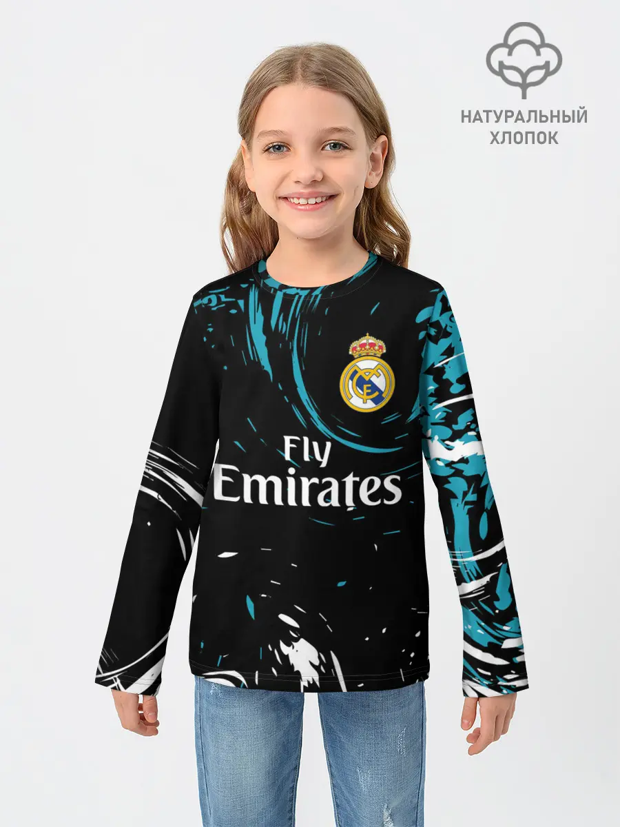 Детский лонгслив / REAL MADRID.