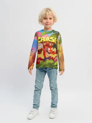 Детский лонгслив / Crash Bandicoot