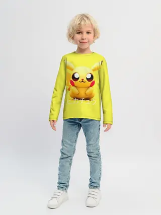Детский лонгслив / Pikachu Pika Pika