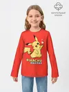 Детский лонгслив / Pikachu Pika Pika
