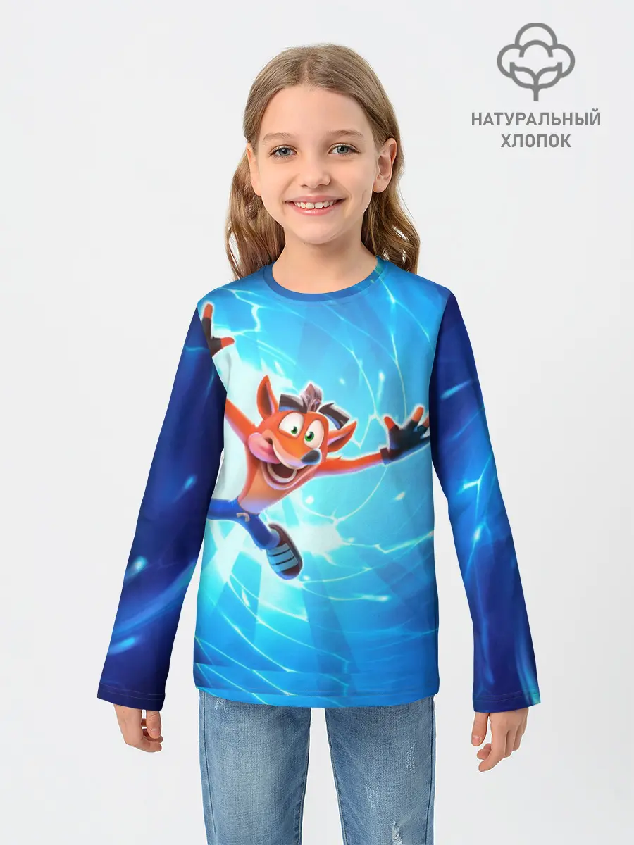 Детский лонгслив / Crash Bandicoot