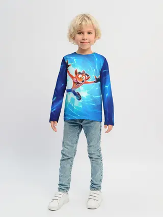 Детский лонгслив / Crash Bandicoot