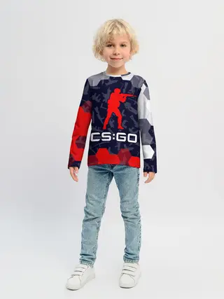 Детский лонгслив / CS GO | КС ГО