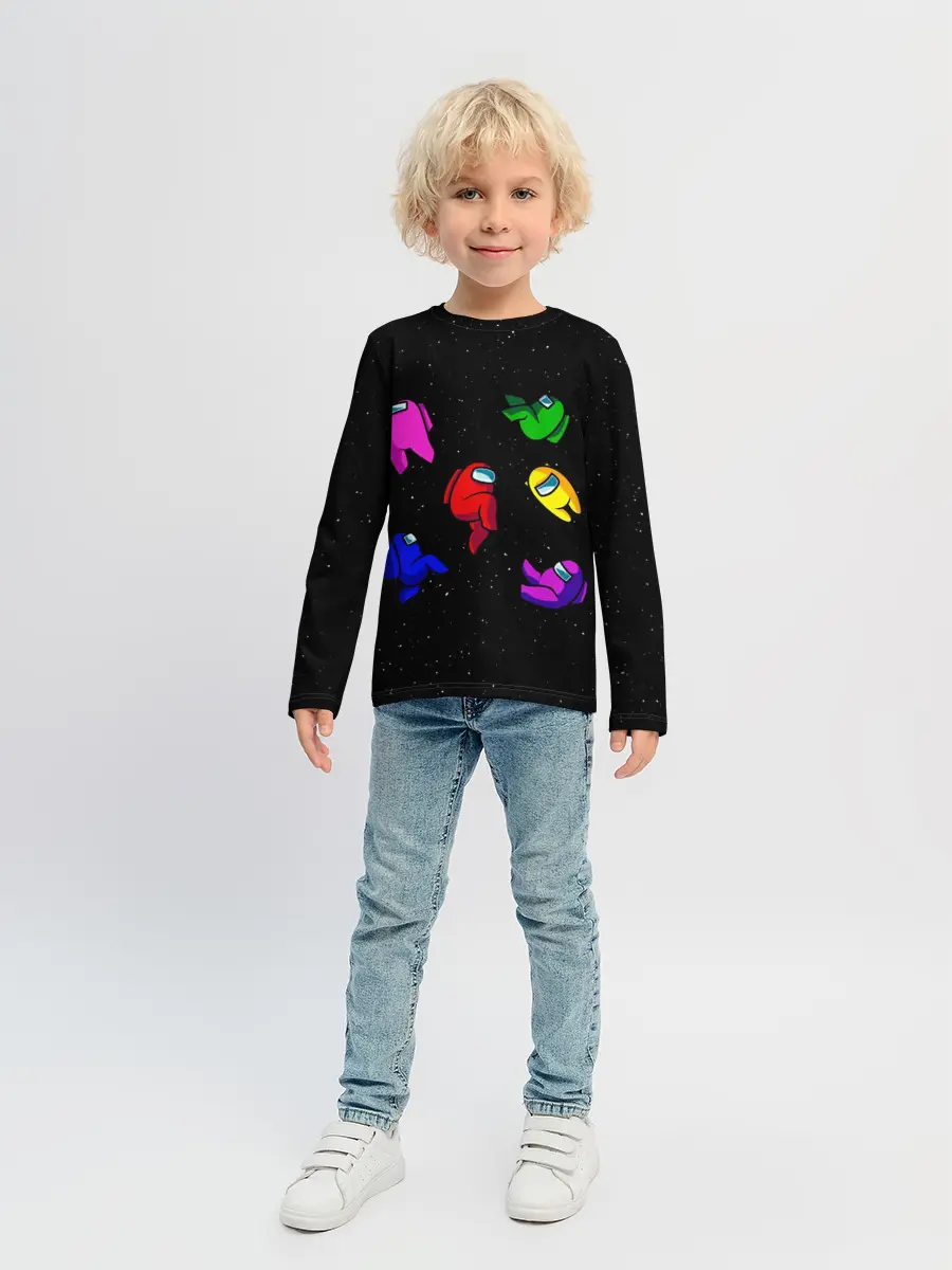 Детский лонгслив / Among Us