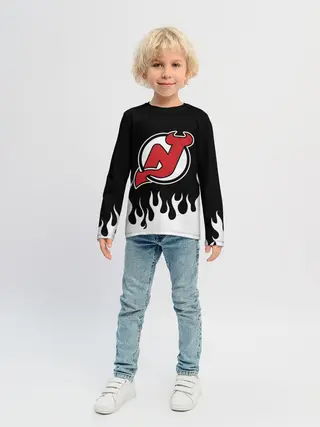 Детский лонгслив / Нью-Джерси Девилз