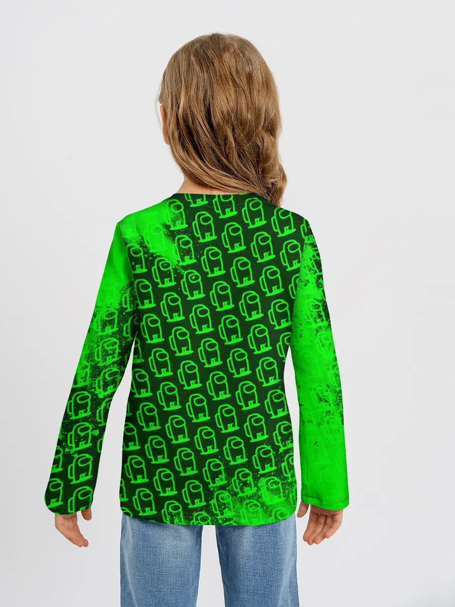 Детский лонгслив / AMONG US / АМОНГ АС