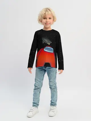 Детский лонгслив / Among Us