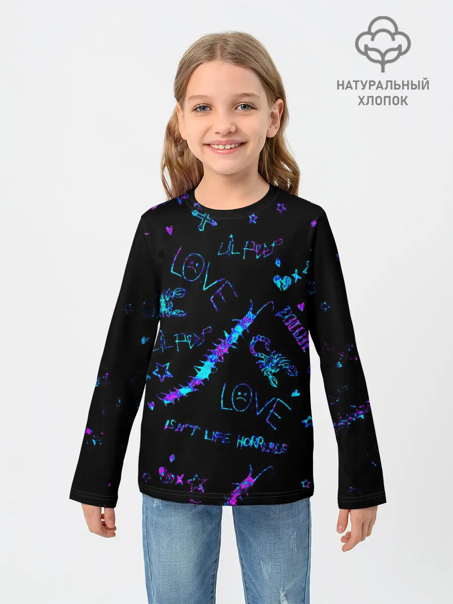 Детский лонгслив / LIL PEEP / ЛИЛ ПИП