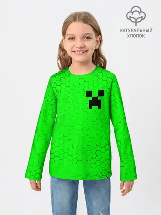 Детский лонгслив / MINECRAFT / МАЙНКРАФТ