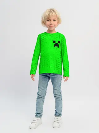 Детский лонгслив / MINECRAFT / МАЙНКРАФТ