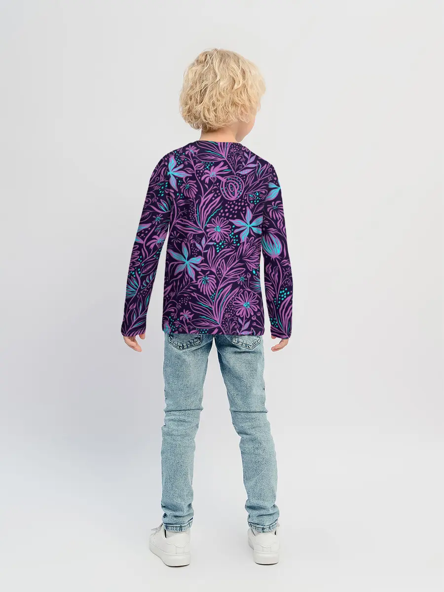 Детский лонгслив / Морские Мотивы