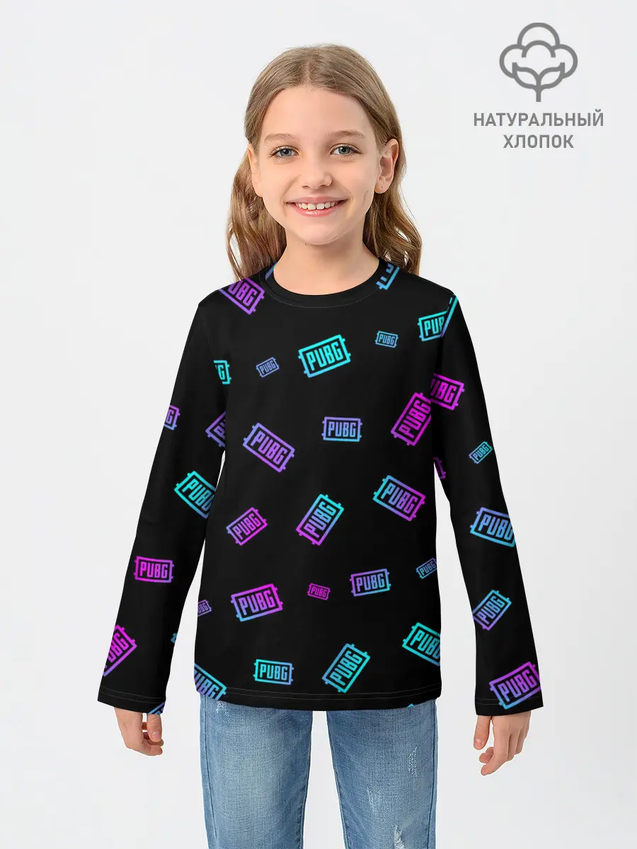 Детский лонгслив / PUBG / ПАБГ