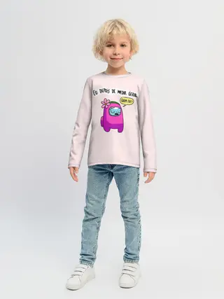 Детский лонгслив / Among Us | Quem Foi