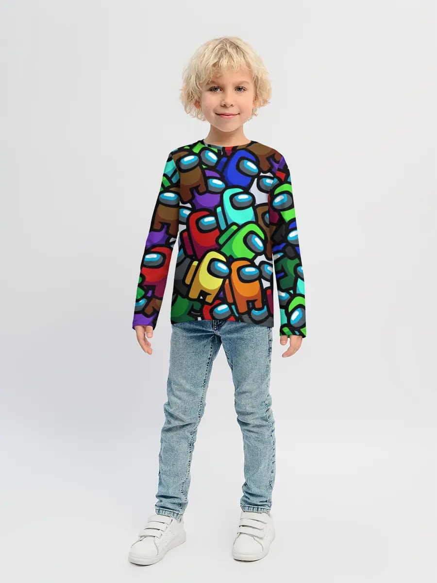 Детский лонгслив / Among us