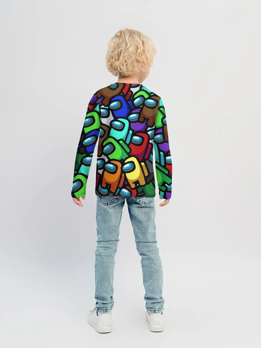 Детский лонгслив / Among us