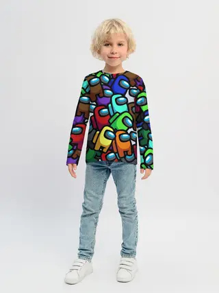 Детский лонгслив / Among us