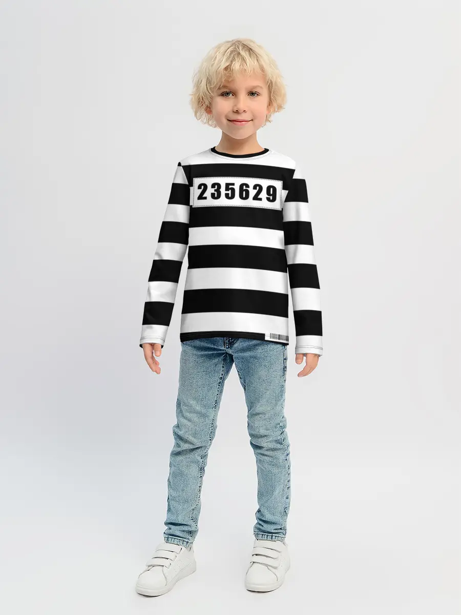 Детский лонгслив / Костюм заключенного