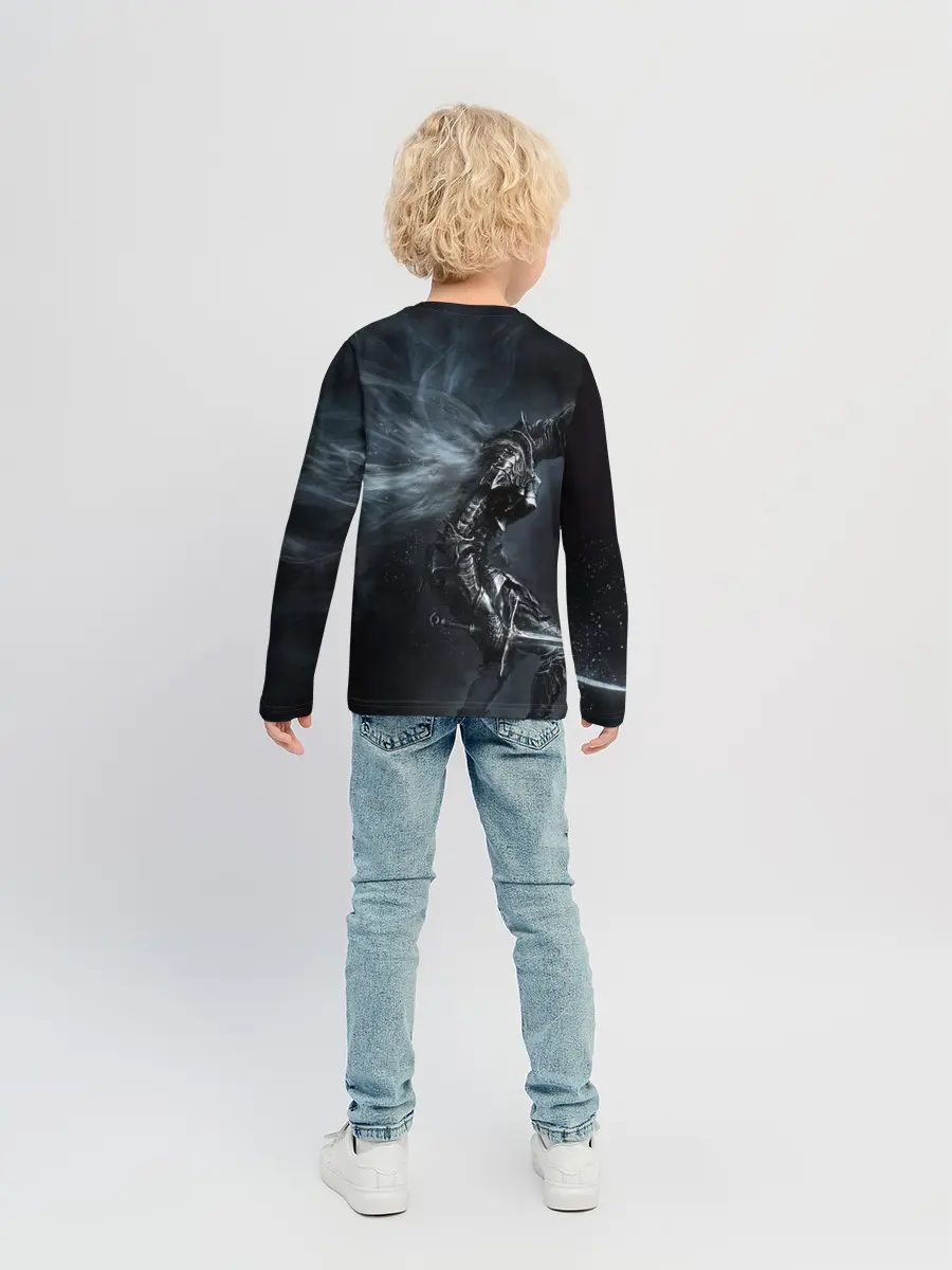 Детский лонгслив / Ночной рыцарь