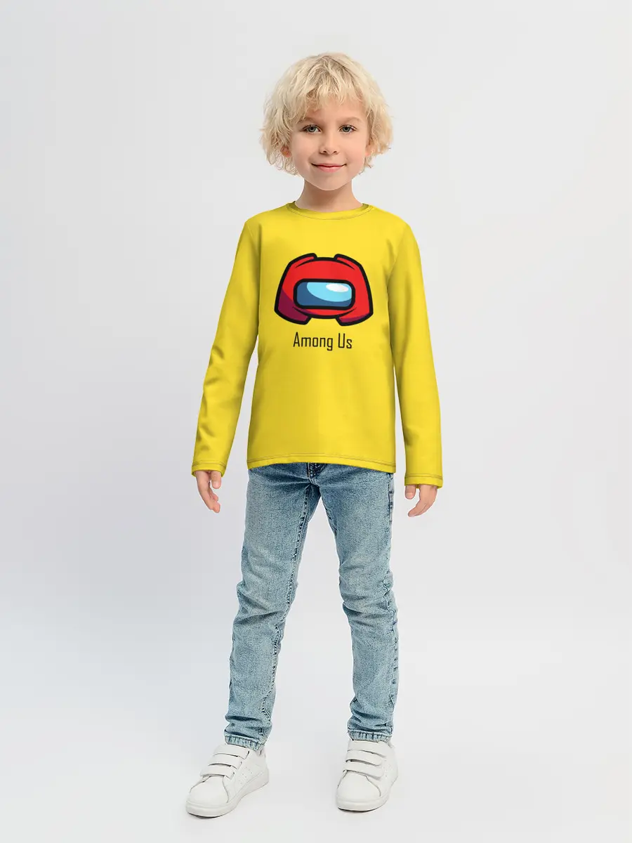 Детский лонгслив / Among Us|LoGo