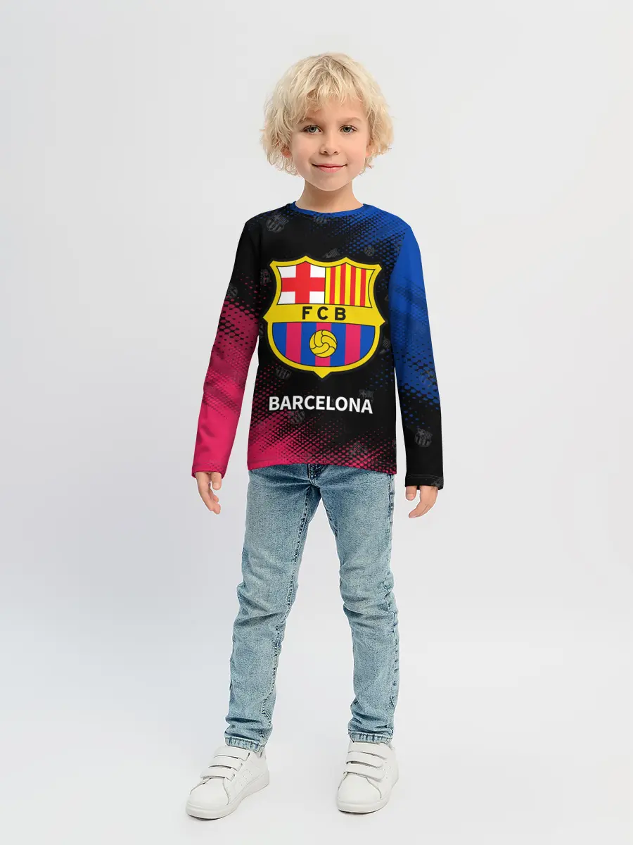 Детский лонгслив / BARCELONA / БАРСЕЛОНА