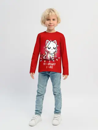 Детский лонгслив / 99% naughty