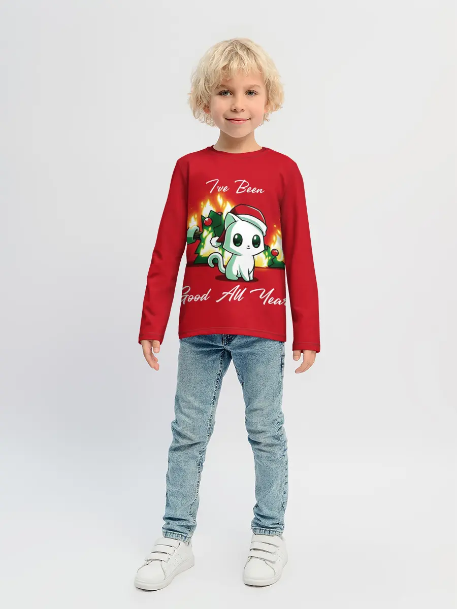 Детский лонгслив / Ive been good all year