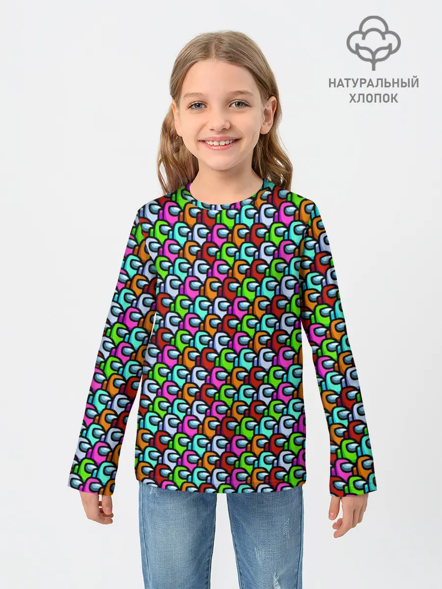 Детский лонгслив / AMONG US