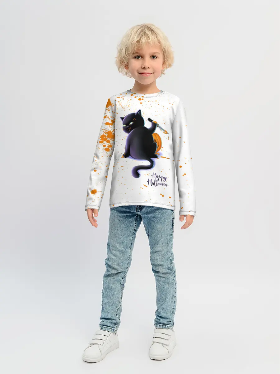 Детский лонгслив / Halloween