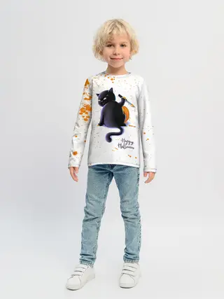 Детский лонгслив / Halloween