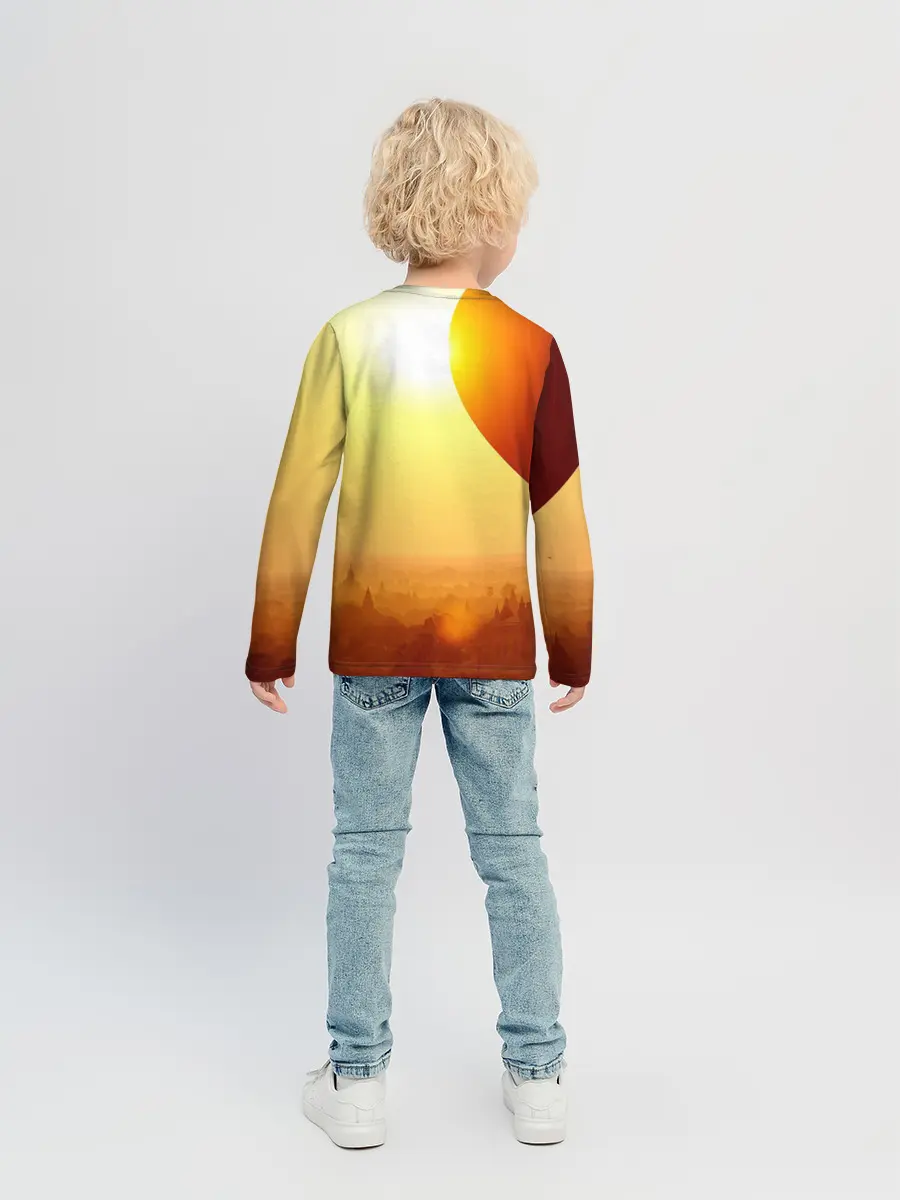 Детский лонгслив / Город в пустыне