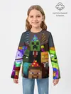 Детский лонгслив / MINECRAFT