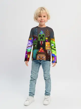 Детский лонгслив / MINECRAFT