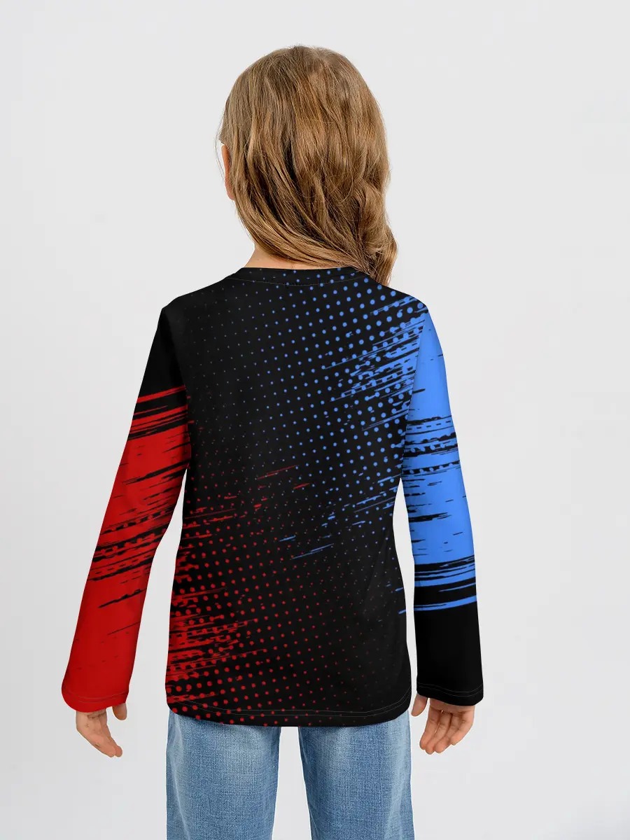 Детский лонгслив / BMW / ТЕКСТУРА