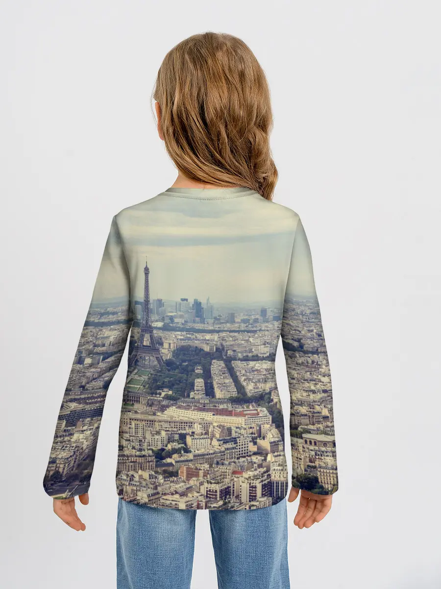 Детский лонгслив / Париж