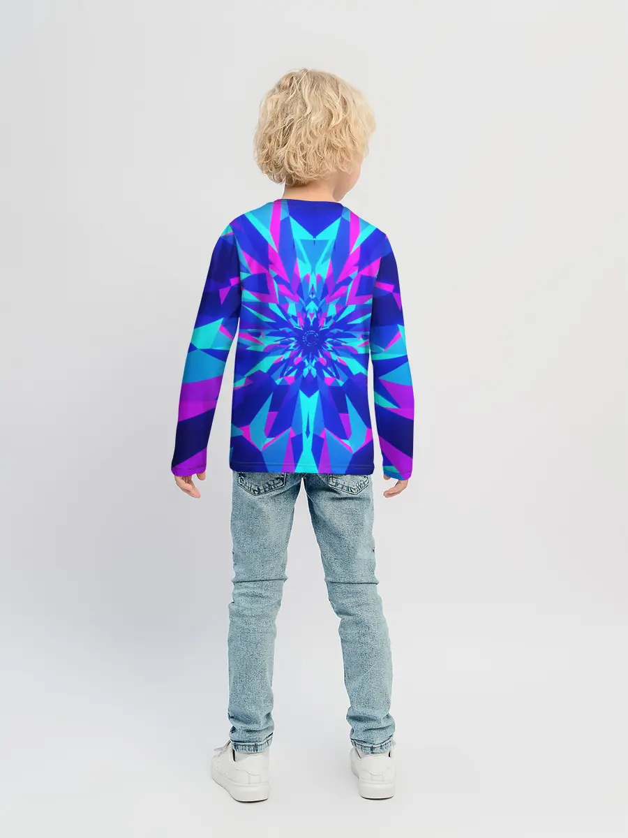 Детский лонгслив / Оптическая иллюзия