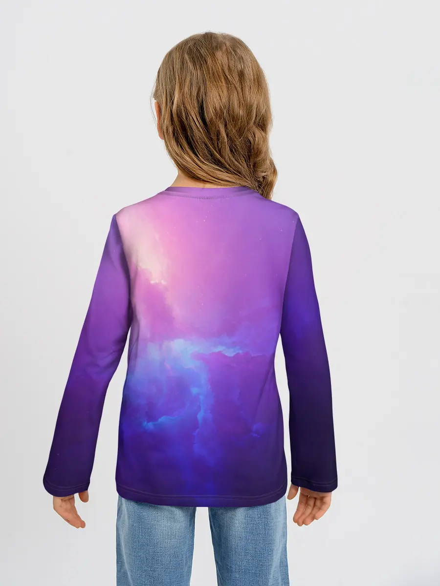 Детский лонгслив / Туманность