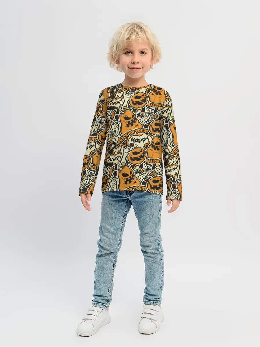 Детский лонгслив / Хэллоуин