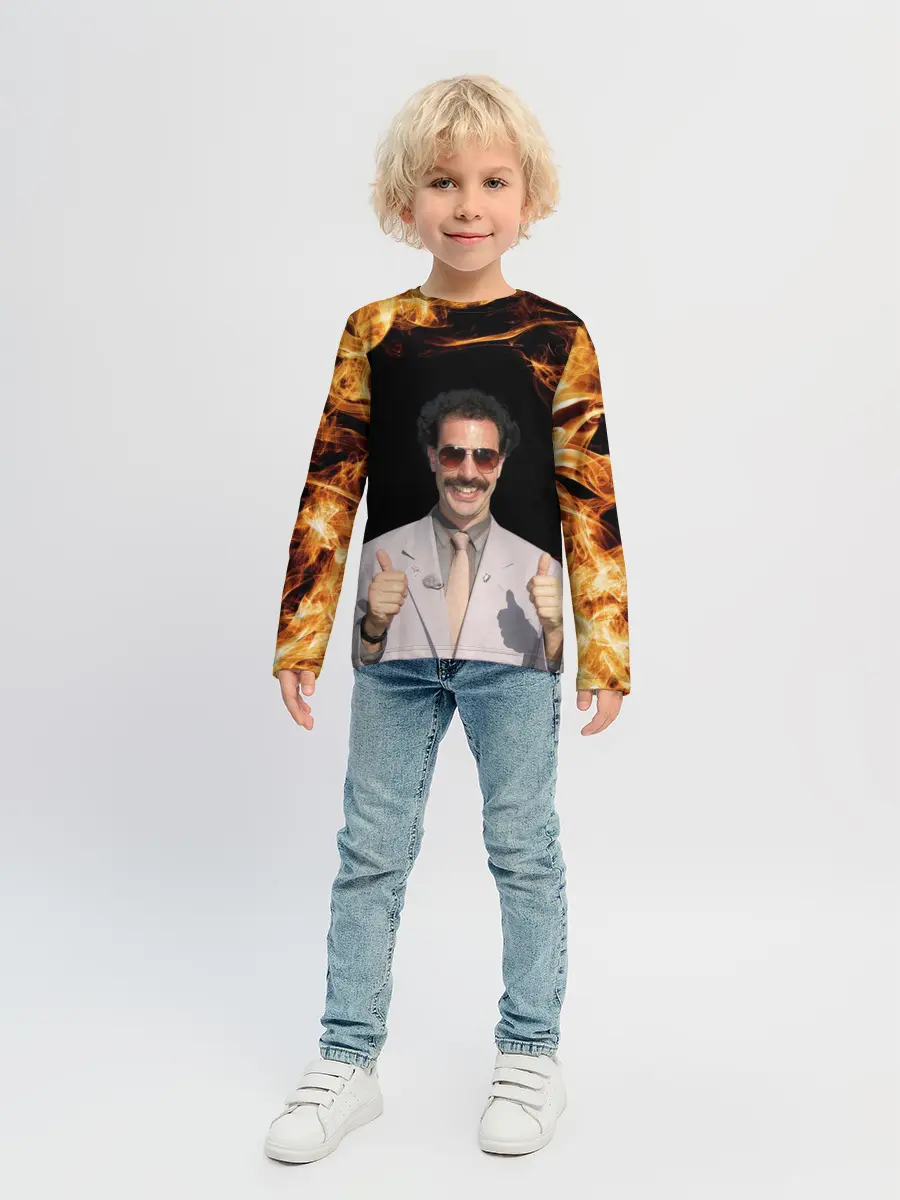 Детский лонгслив / Борат одобряет