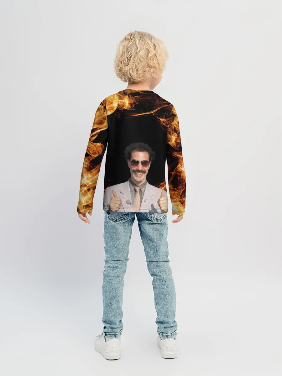 Детский лонгслив / Борат одобряет