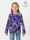 Детский лонгслив / Волны