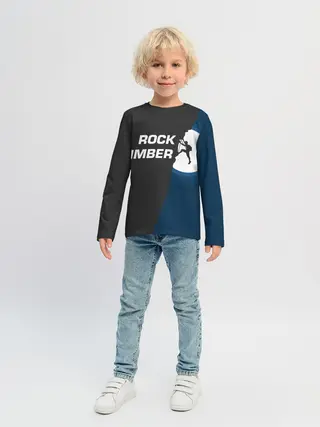 Детский лонгслив / Скалолаз