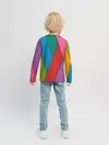 Детский лонгслив / Разноцветный узор