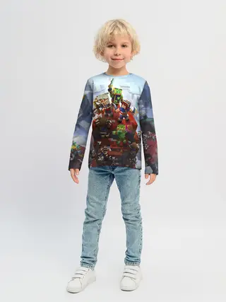 Детский лонгслив / Minecraft Dungeons