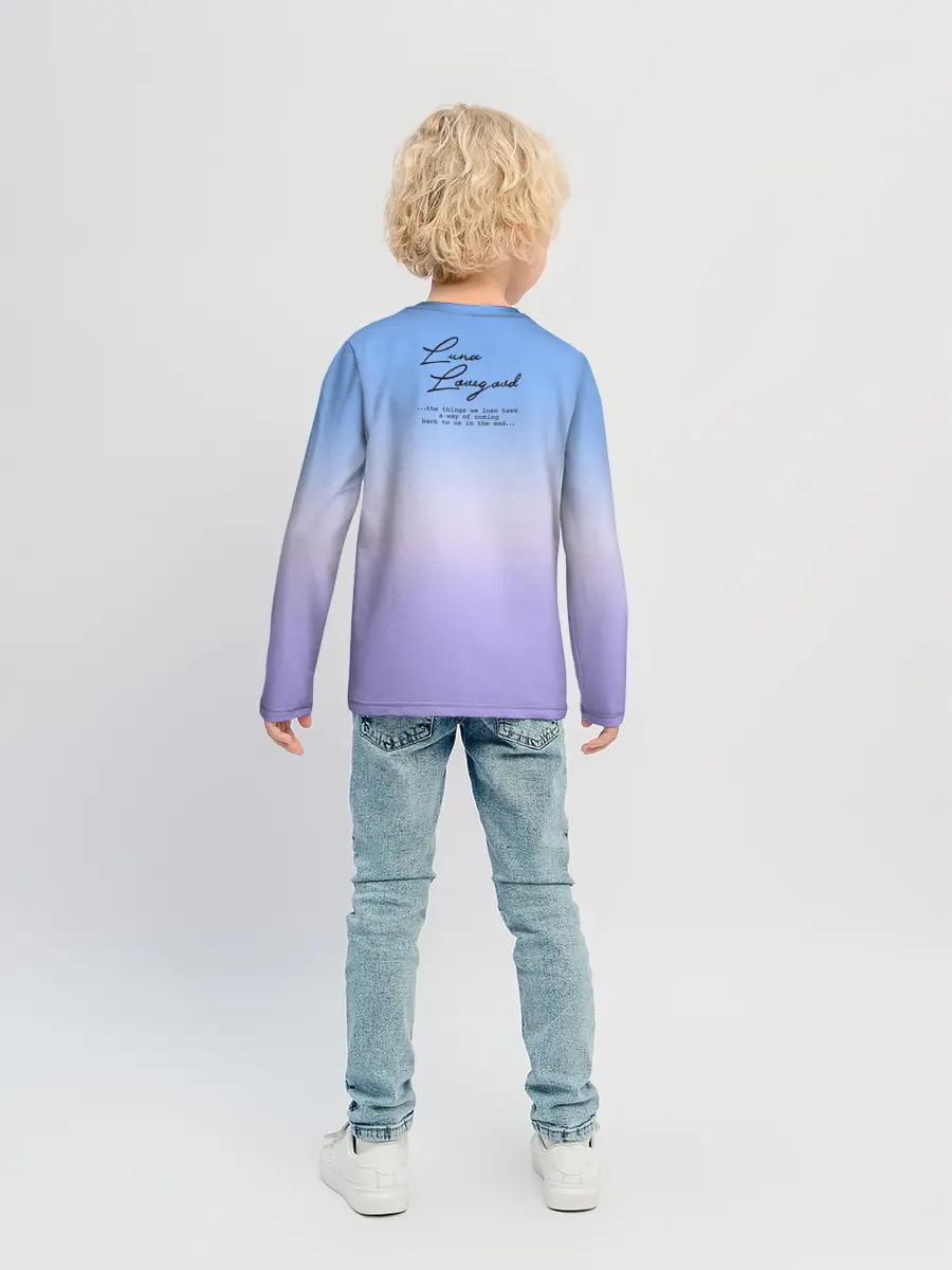 Детский лонгслив / Луна