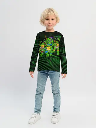 Детский лонгслив / Супер Ниндзя Черепашки