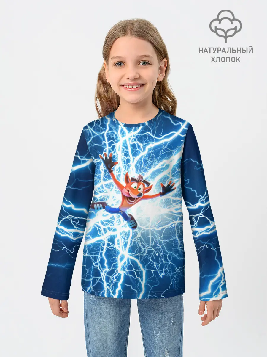 Детский лонгслив / Crash Bandicoot