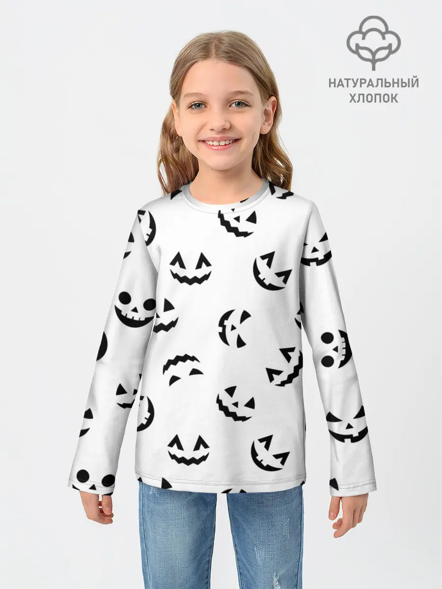 Детский лонгслив / Halloween