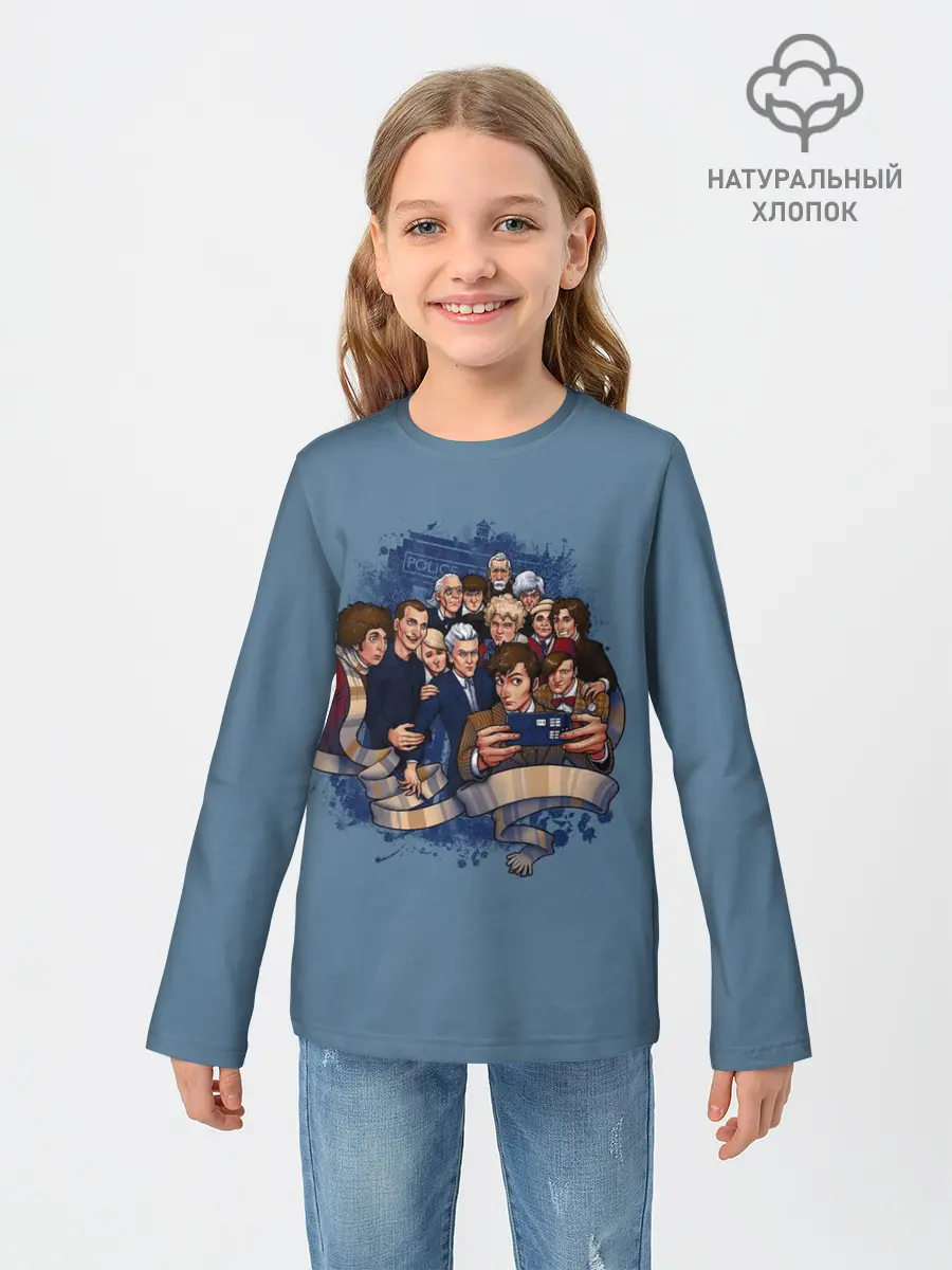 Детский лонгслив / 13 докторов кто
